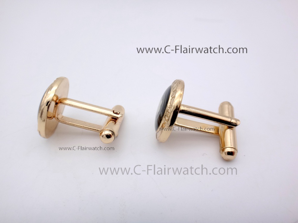 Low Price MONTBLANC Cufflinks - Gold and Black